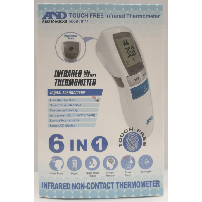 A & D Touch Free Infrared Thermometer