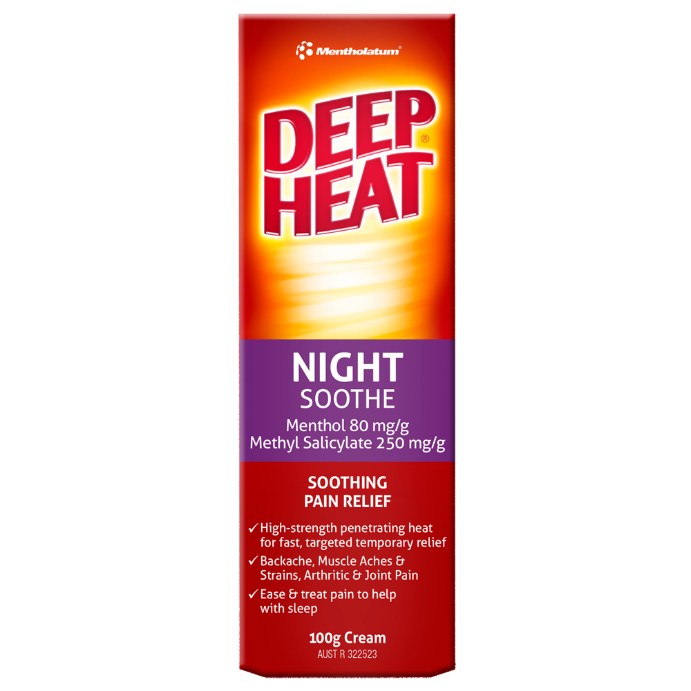Deep Heat Night Soothe Soothing Pain Relief Cream 100g