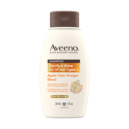 Aveeno Apple Cider Vinegar Clarifying Shampoo for Dull Hair 354mL