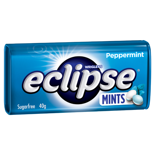 ECLIPSE Peppermint Sugar Free Mints 40g