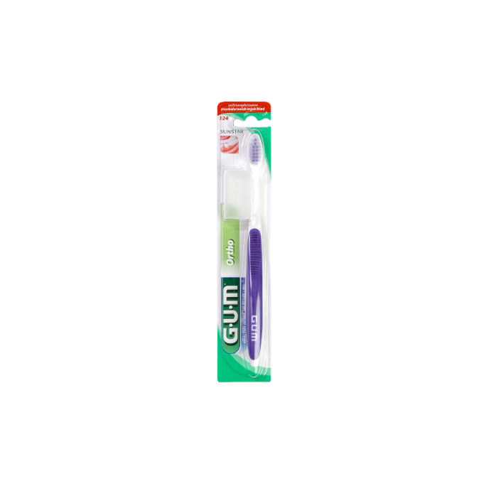 Gum 124MJ Orthodontic Toothbrush With Capsules