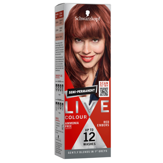 Schwarzkopf Live Colour Semi Permanent Red Embers 1 Kit