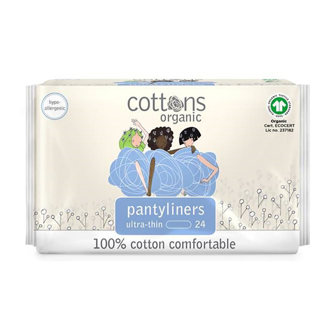 Cottons Ultra Thin Panty Liners 24 Pack