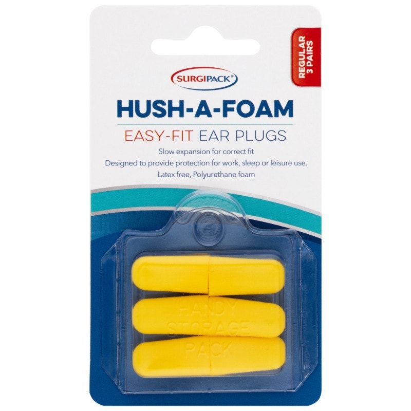 SurgiPack Ear Plug Easyfit Foam Reg 3 Pair 6957