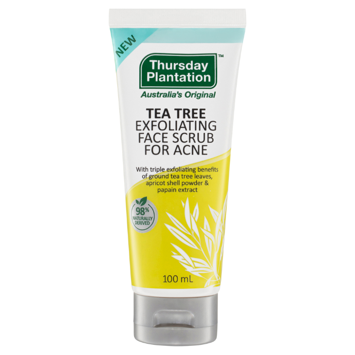 Thursday Plantation Tea Tree Exfoliating Face Scrub For Acne 100mL