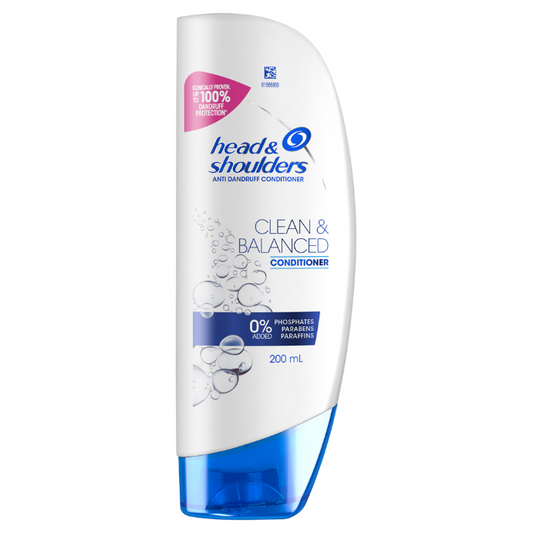Head & Shoulders Clean & Balanced Anti Dandruff Conditioner 200mL