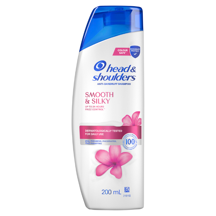 Head & Shoulders Smooth & Silky Anti Dandruff Shampoo for Smooth & Silky Hair 200mL