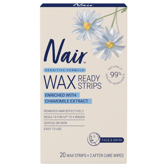 Nair Soft Natural Mini Wax Strips 20 Pack
