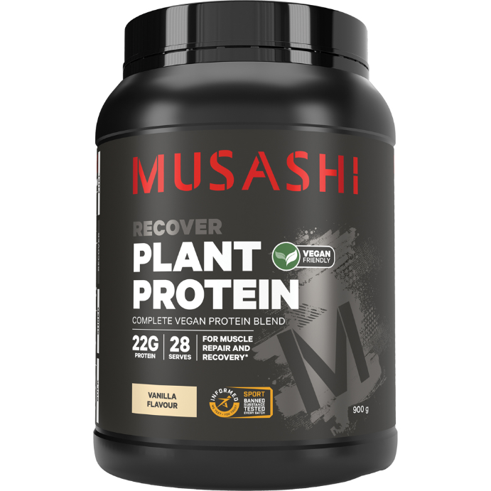 Musashi Recover Plant Protein Vanilla 900g