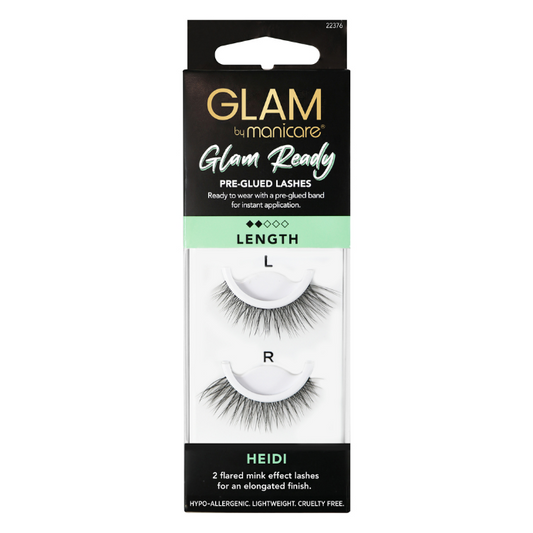 Glam by Manicare Heidi Glam Ready Pre-Glued Lashes 1 Pair