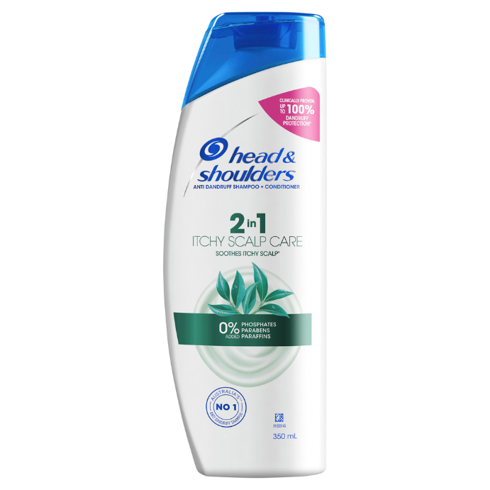 Head & Shoulders Itchy Scalp Care Anti Dandruff 2in1 Shampoo & Conditioner 350mL