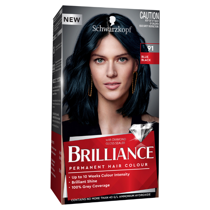 Schwarzkopf Brilliance 91 Blue Black 1 Kit