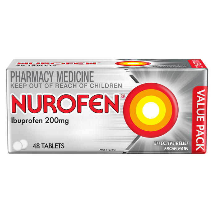Nurofen Ibuprofen 200mg 48 Tablets