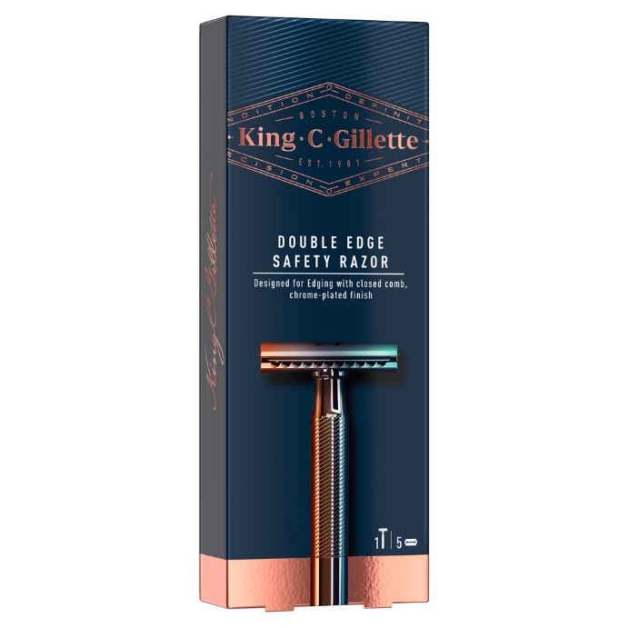 Gillette King C. Gillette Men's Double Edge Safety Razor 1 Pack