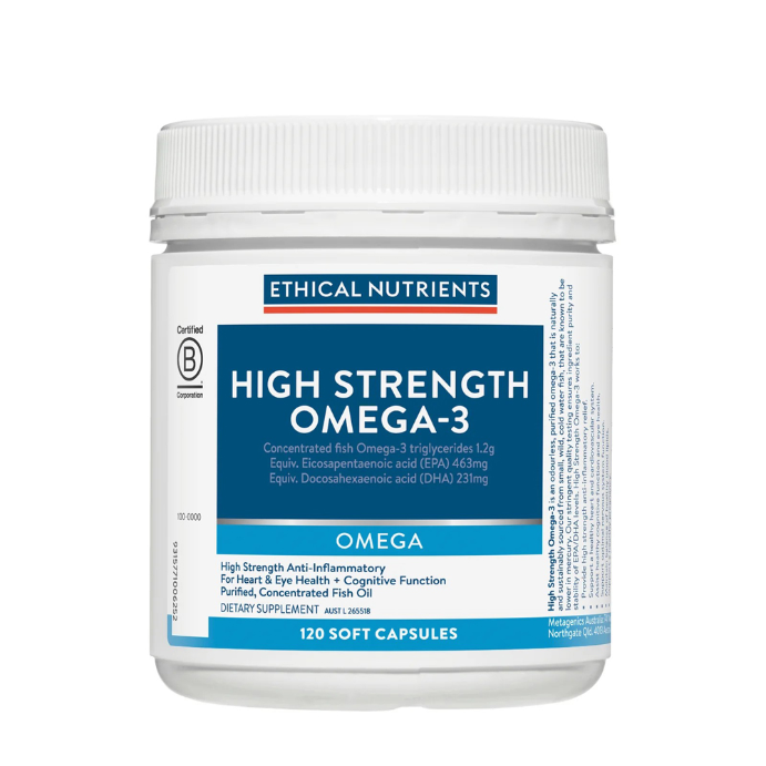 Ethical Nutrients High Strength Omega-3 120 Capsules
