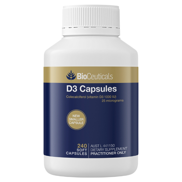 BIOCEUTICALS D3 Capsules 240 Capsules