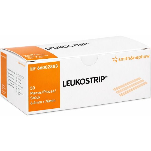 LEUKO Leukostrip Closure Strips 6.4mm x 76mm 50 Pack