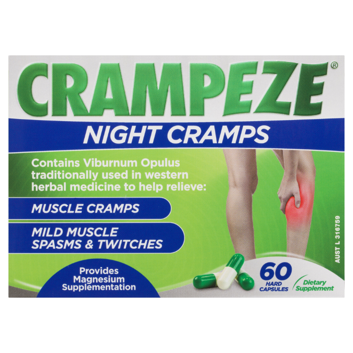 Crampeze Night Cramps 60 Capsules