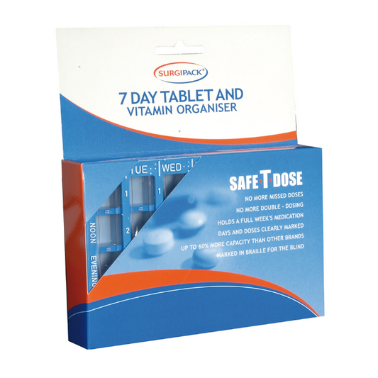 SurgiPack Safe-T-Dose Pill Org Morn Lunch Even Bed 6077