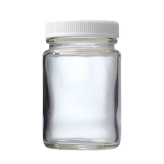 MEDICINE BOTTLES Jars Cream Clear 120mL 20 Pack