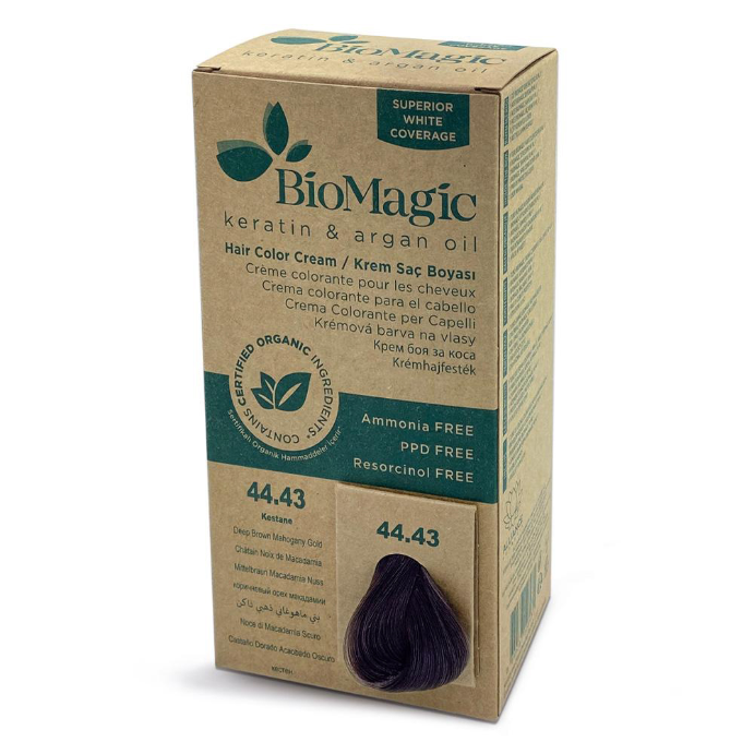 BIO MAGIC Permanent Dark Brown Mahoganey Gold 44/43 1 Pack