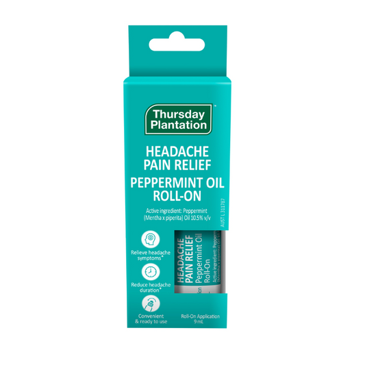 Thursday Plantation Headache Pain Relief Peppermint Oil Roll On 9mL
