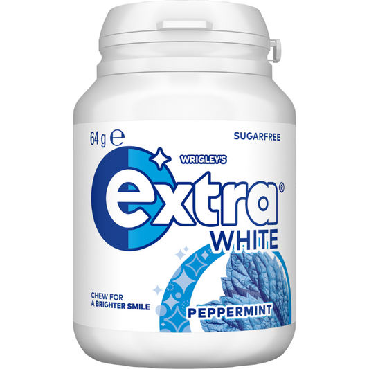EXTRA White Peppermint Sugar Free Chewing Gum 64g