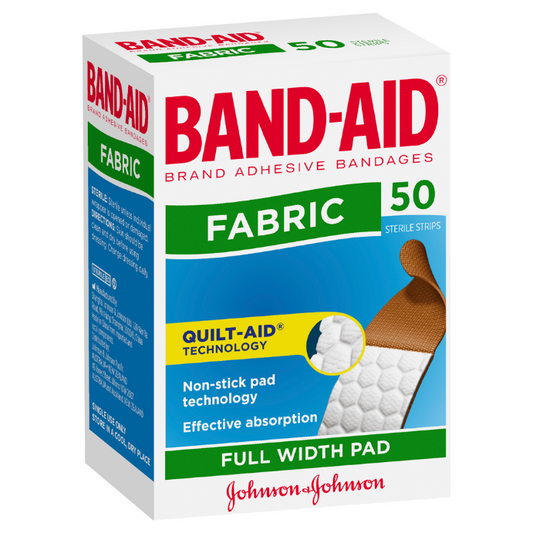 BAND-AID Fabric Bandages 50 Strips
