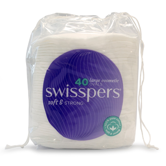 Swisspers Large Cosmetic Ovals 40 Pack