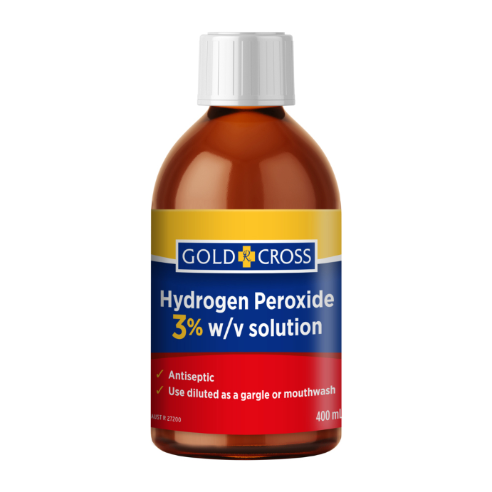 GOLDX Hydrogen Peroxide 3% 400mL