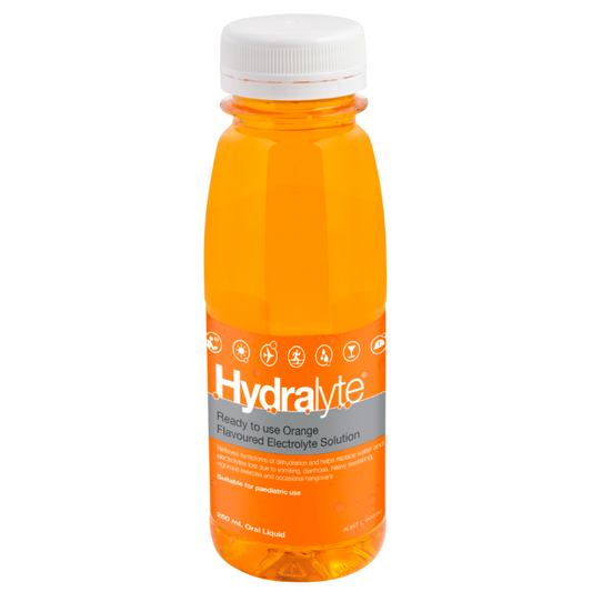 Hydralyte Electrolyte Solution Orange Flavoured 250mL