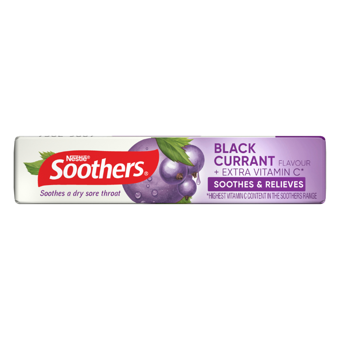 Soothers Blackcurrant Lozenges 10 Lozenges