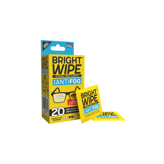 Bright Wipe Anti-Fog Lens Wipes 20 Pack