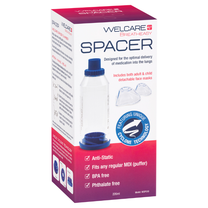 Welcare Breatheasy Spacer 220mL
