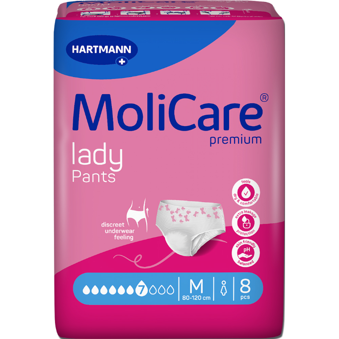 MoliCare Premium Lady Pants 7 Drops M 8 Pack