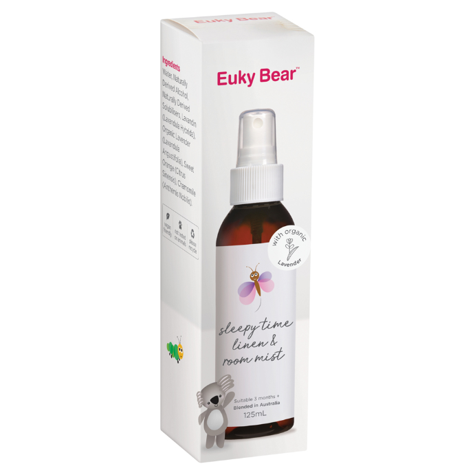 Euky Bear Sleep Time Linen & Room Mist 125mL