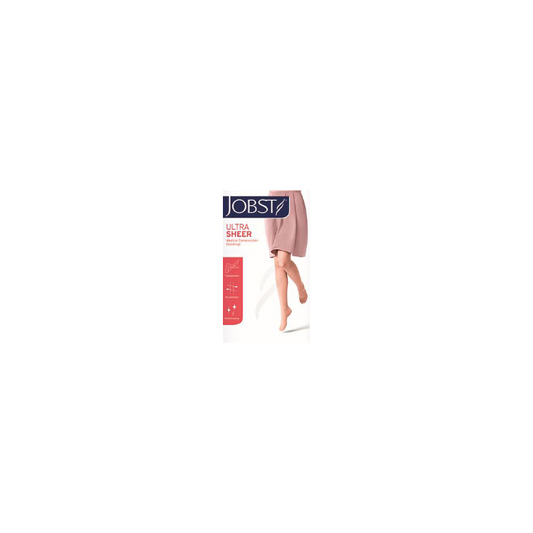 JOBST Ultrasheer Cl2 20-30 Phlebology Thigh High Closed Toe 20-30mm Natural Medium 1 Pair