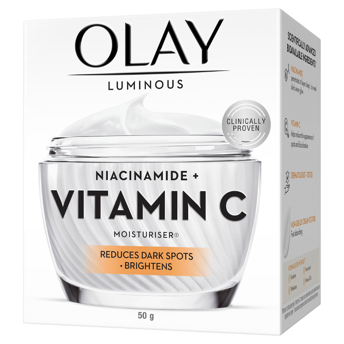 Olay Luminous Niacinamide + Vitamin C Face Cream Moisturiser 50g