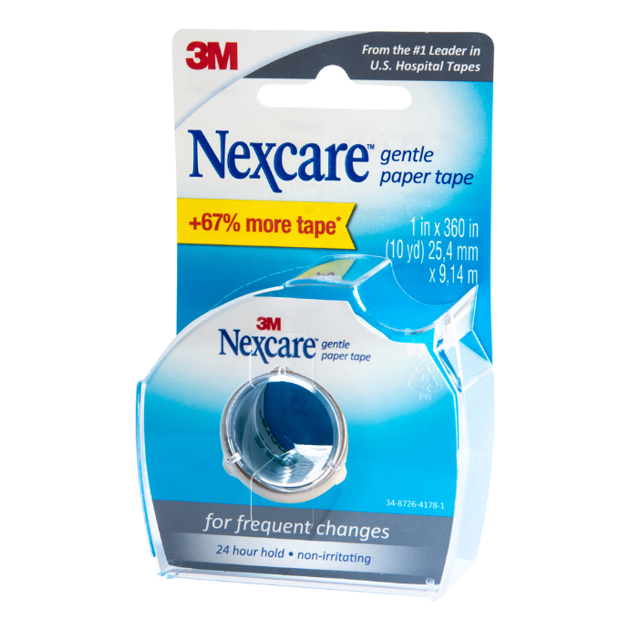 NEXCARE Gentle Paper Tape 25mm x 9.1m