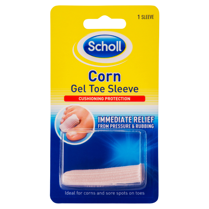 Scholl Corn Gel Toe Sleeve 1 Pack