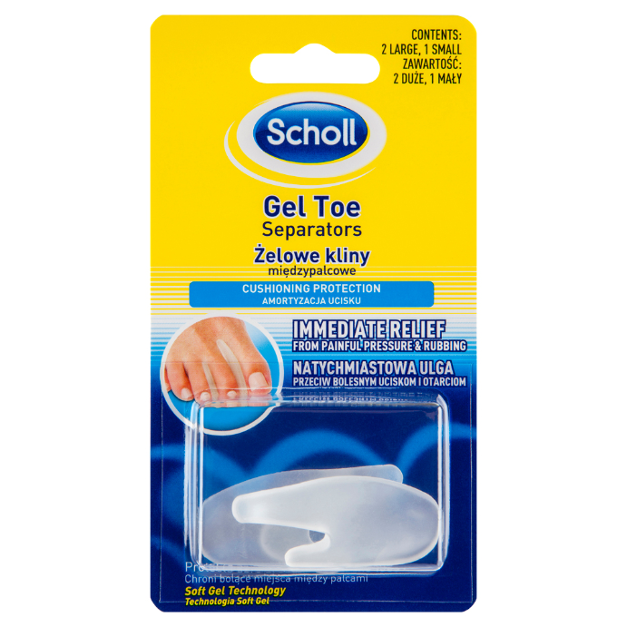 Scholl Gel Toe Separators 3 Pack