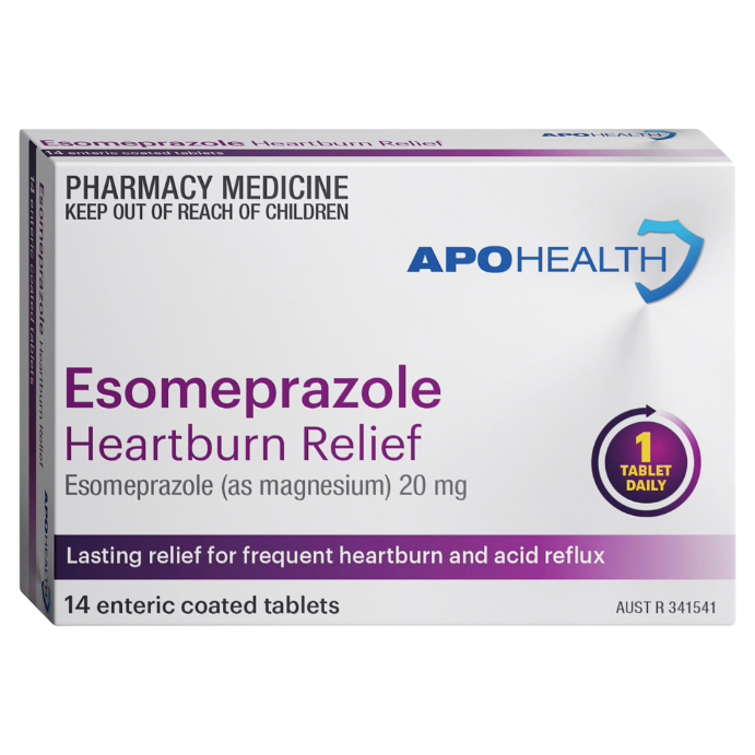 APO HEALTH Esomeprazole 20mg 14 Tablets