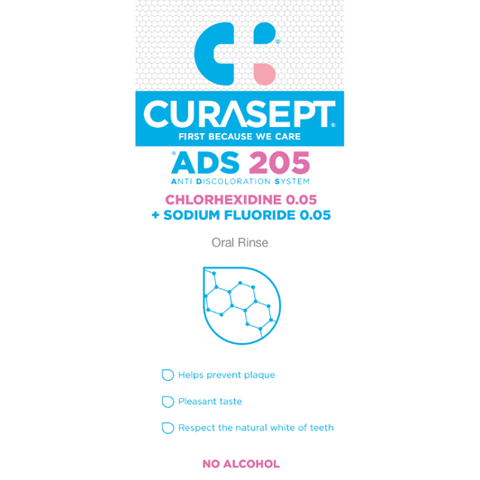 Curasept Chlorhexidine 0.05% Oral Rinse Mouthwash 200mL