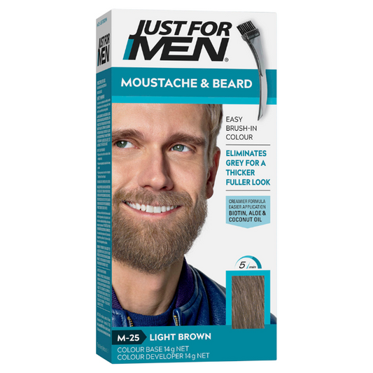 Just For Men Moustache & Beard Colour Light Brown 28g
