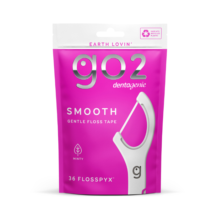 Dentagenie Smooth Flosspyx Gentle Floss Tape 36 Pack