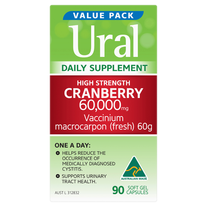 Ural High Strength Cranberry 60,000mg 90 Capsules