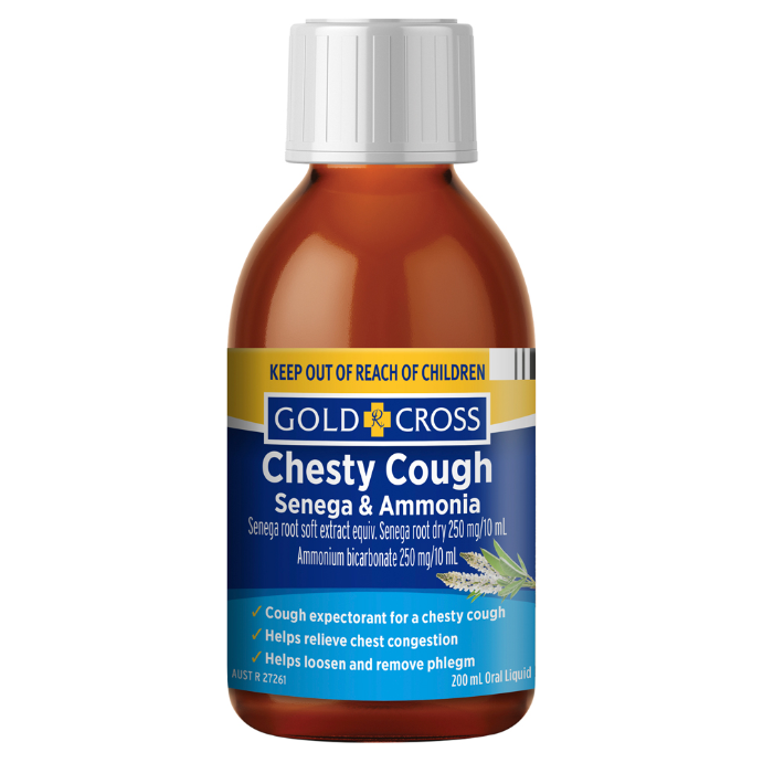 GOLDX Chesty Cough Senega & Ammonia 200mL