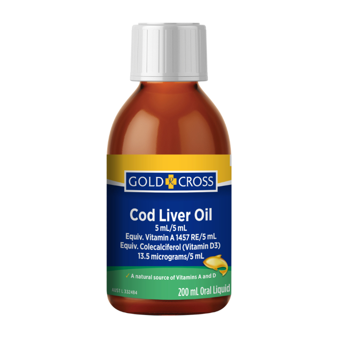 GOLDX Cod Liver Oil 200mL