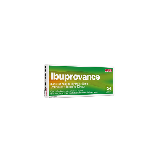 PHARMACY ACTION Ibuprovance 256g 24 Tablets