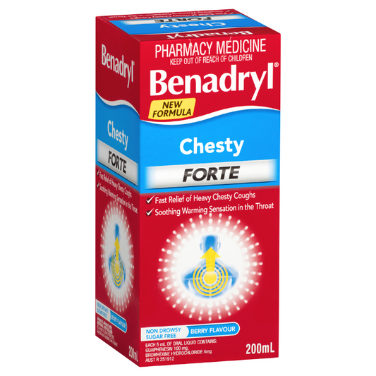 Benadryl Chesty Forte Berry Flavour 200mL
